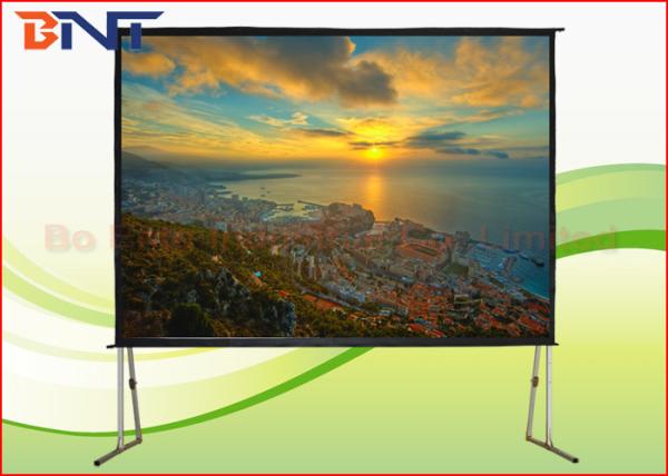 Cheap Portable Rear Projection Projector Screen , 150 Inch 4:3 Fast Fold Projection Screen for sale