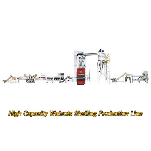 Cheap Auto Walnut Shelling Machine With Kernel Shell Separation for sale