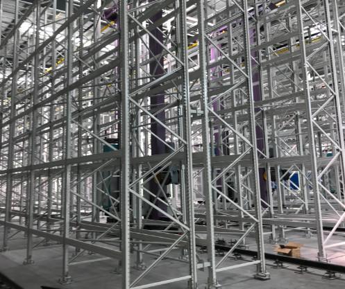 Cheap High Density Industrial ASRS Racking System Automated Storage Crane Width Customized for sale