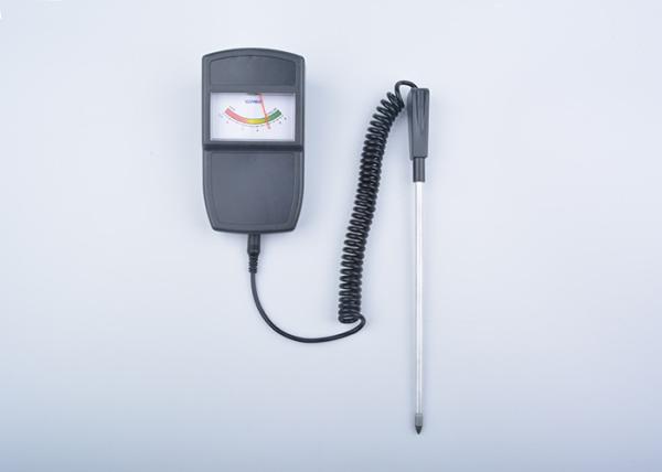 Cheap Farm Electronic Soil Ph Tester , Black Soil Analyzer Meter With 16cm Length Probe for sale
