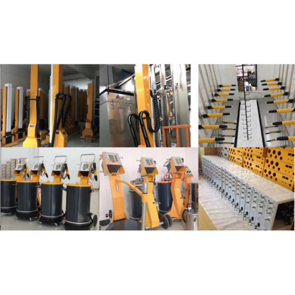 Competitive Steel Substrate Electrostatic Powder Coating System Automatic Spray Gun