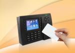 Multimedia Proximity Card Rfid Time Attendance System Multi Language TFT Color