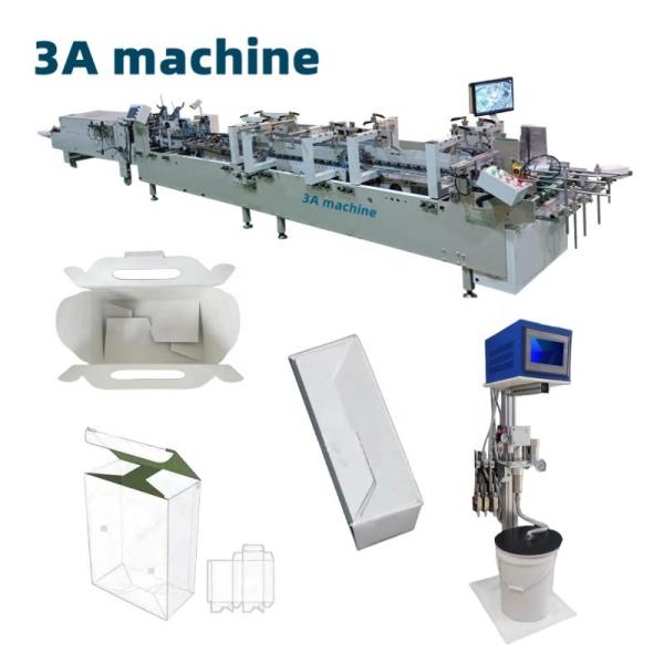 Cheap User-Friendly CQT-900 Enhanced Automatic Paper Gluing Machine for File Folder 380V3P for sale