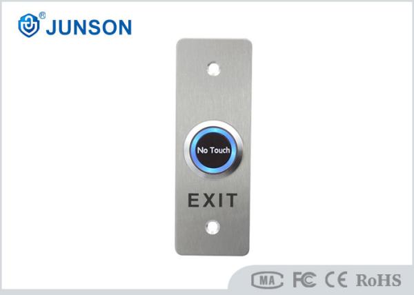 Cheap Stainless Steel 2mm Thickness Push Button Exit Switch Touchless for sale