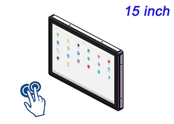 15-Inch Android Embedded Touch Screen for Security Systems, Warehouse Automation