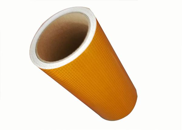 Cheap Retro Reflective Adhesive Sheet For Red  Orange Road Sign Traffic  ISO SGS for sale