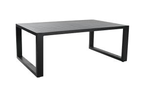 Black Metal Base Dining Room Table Modern Rectangle Customized