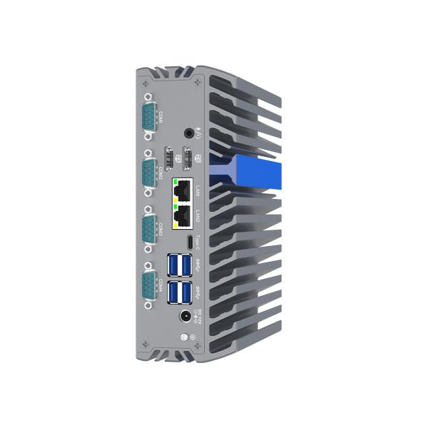 Cheap DC 12V Industrial N100 Embedded Box Computers Support Network Wake Up for sale