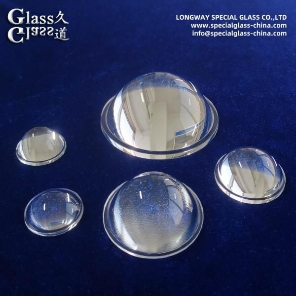 Cheap Custom Borosilicate Glass aspheric Led Lenses For Projection Light Lens for sale