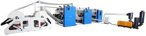 PLC Tissue Paper Production Line With Steel To Steel Embossing Unit