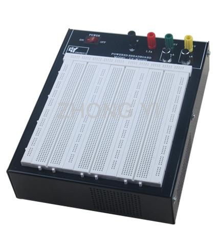 Cheap Black Flameresistant Case Powered Breadboard with 2420 Point  White Board for sale