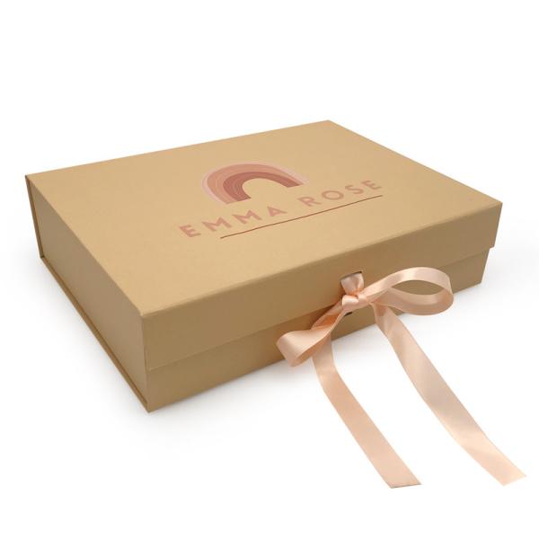 Cheap Brown Foldable Packaging Box Small Cutomized For Face Cream for sale