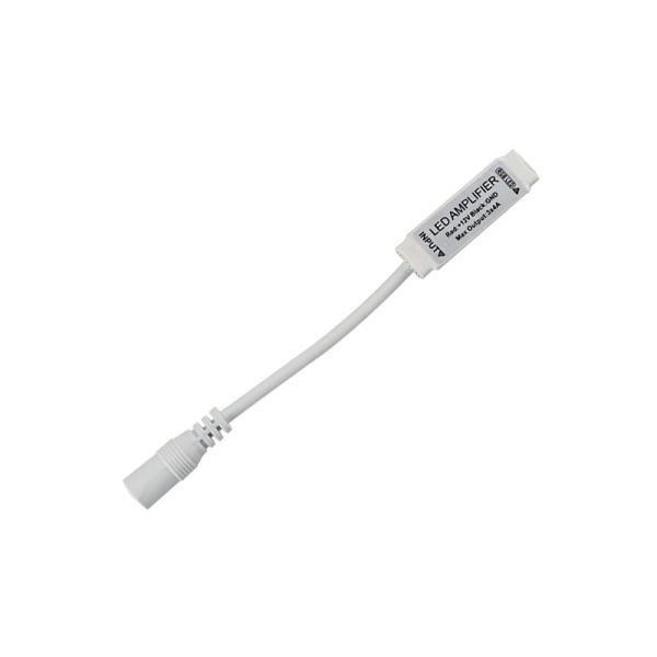 Cheap Mini LED Strip Amplifier , PWM Dimming RGB Signal Amplifier Remote Control for sale