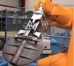 Fully Automatic Robotic Polishing Machine Color Customized With Robot Arm