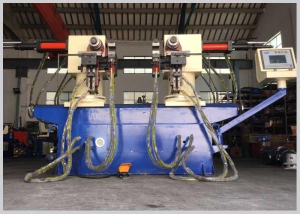 Cheap Microcomputer Control Double Head Pipe Bending Machine Two Dimensional Angle for sale
