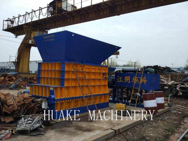 Cheap Efficient scrap metal container Shear 800tons Cutting Force Automated PLC Control for sale
