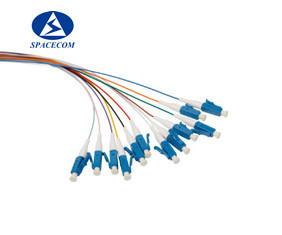 Cheap UPC APC Optical Fiber Pigtail , SPACECOM LC Pigtail Single Mode for sale