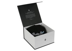 China Black Hat Pantone Color 900GSM CMYK Magnetic Storage Box on sale
