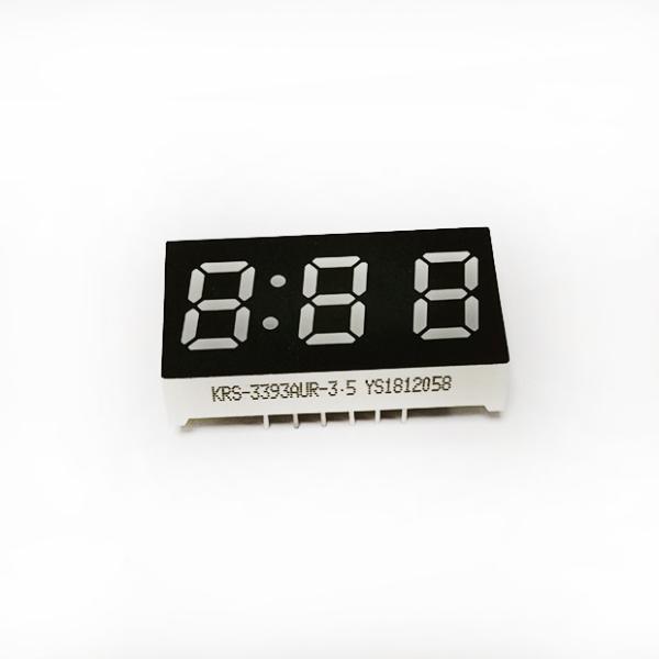 Cheap 3 Digit 0.39inch Clock LED Display Common Anode 7 Segment Red Color for sale