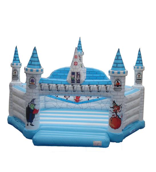 Cheap Waterproof Tarpaulin Inflatable Castles With Cartoon Patterns for sale