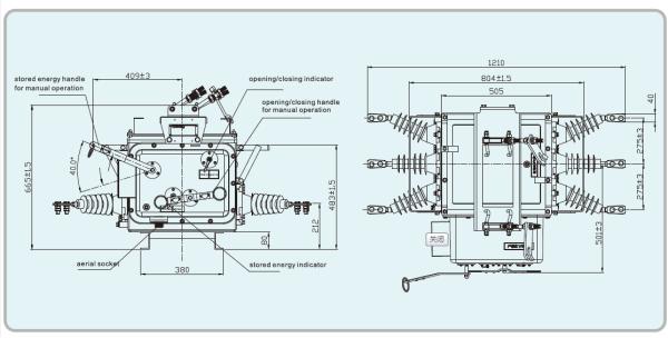 Cheap Power Distribution Air Load Break Switch , Load Break Interrupter Switch for sale