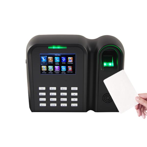 Cheap Biometric Time Attendance System with SSR Fingerprint Attendance Time Recorder Machine with Multi Language for sale