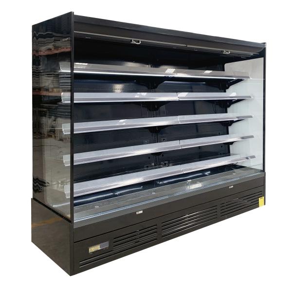 Cheap Open Front Display Fridge Enhanced By Dual Air Curtain Design for sale