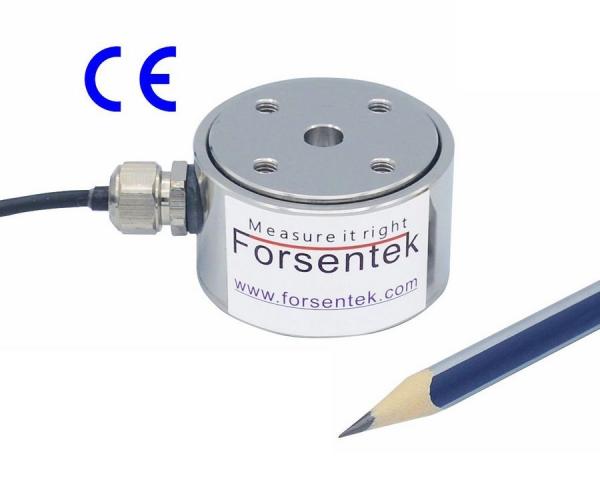 Cheap Flange Type Load Cell 100kg Thrust Force Transducer 1kN Compression Force Measurement for sale