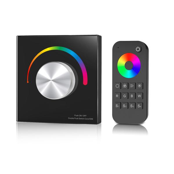 Cheap Waterproof Rgb Led Controller , Rotary Knob Rgb Strip Light Controller With Remote for sale