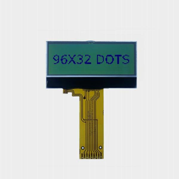Cheap 96x32 Dot Matrix Lcd Screen ST7565 Cog Serial Interface 9 Pin Connector for sale