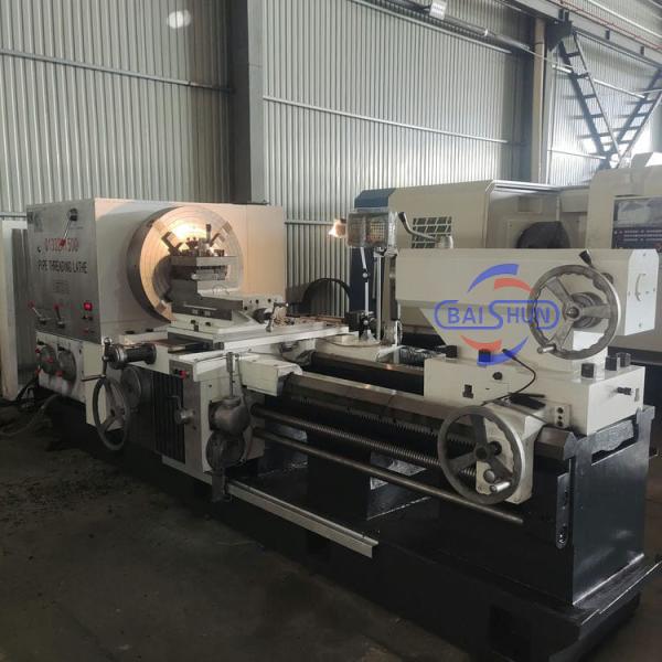 Cheap High Precision Double Chuck Long Pipe QK1319 Big Bore CNC Pipe Threading Lathe Machine for sale