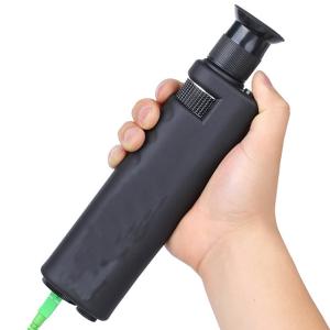 China Handheld Fiber Microscope Fiber 400X 200X Magnifier For Patch Cord Testing on sale