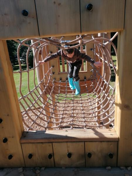Cheap Dia 16mm Playground Combination Rope Tunnel For Kids Playing for sale