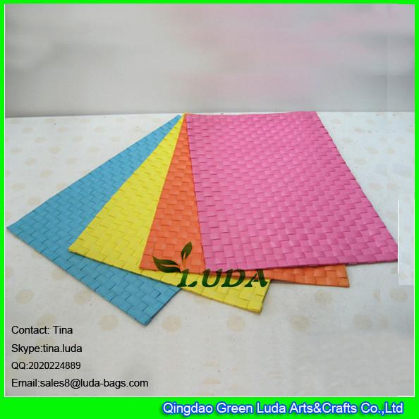 Cheap LUDA cheap pp straw mat custom restaurant straw placemats for sale