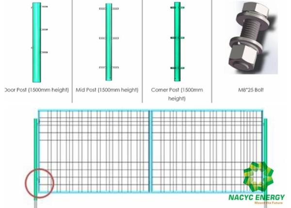 Cheap Engineered Galvanized Wire Fence Panels With Concise Structure Applied Crowd Control for sale