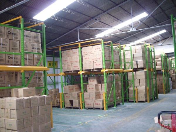 Cheap Customized height Drive in warehouse pallet racking , steel racking system for sale