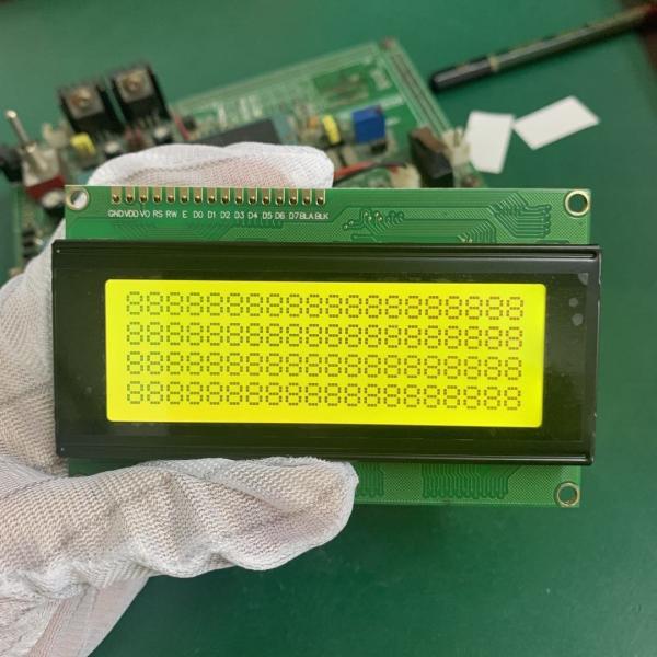 Cheap Negative 2004 Character LCD Module Monochrome Stn Yellow Screen for sale