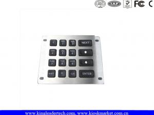 Best Waterproof illuminated numeric keypad , Panel mount keypad with 16 back-lit keys MKP100-1 wholesale
