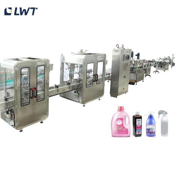 Cheap Customizable Automatic Filling Production Lines For Detergent Liquid for sale