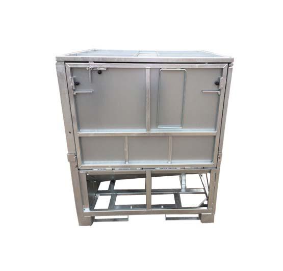 Cheap Galvanised Mild Steel Foldable IBC Container Ibc Intermediate Bulk Container for sale