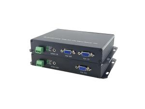 China HD 2 channel VGA To Optic Converter VGA Video Audio Extender VGA Fiber Optic Transmitter & Receiver on sale