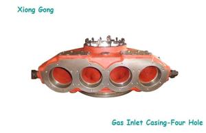 Ship Diesel Engine Turbo Housing ABB VTR Series Gas Inlet Casing Four Hole