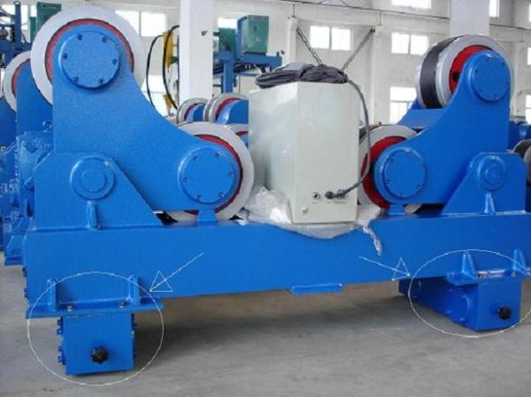 Cheap Loadfing and Driving Capacity 20T Self Aligning Welding Rotator Use Wireless Box Control Working Speed by Danfoss VFD for sale