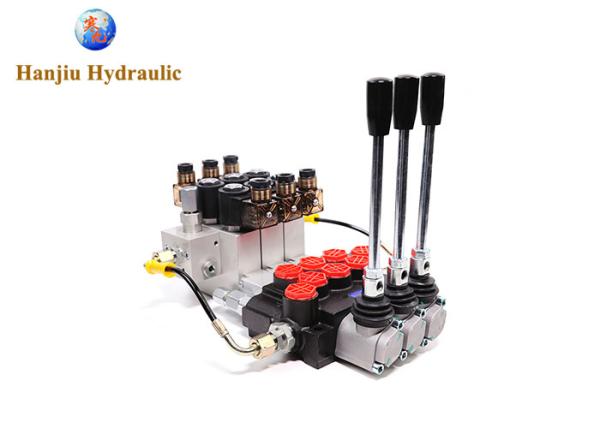 Cheap P40 4 Way 3 Position Spring Return Electrohydraulic Control 40 L/Min Monoblock Valves Hydraulic Control Valves for sale