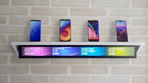 China Floating Led Shelf Display , Shelf Digital Signage 1.875mm on sale