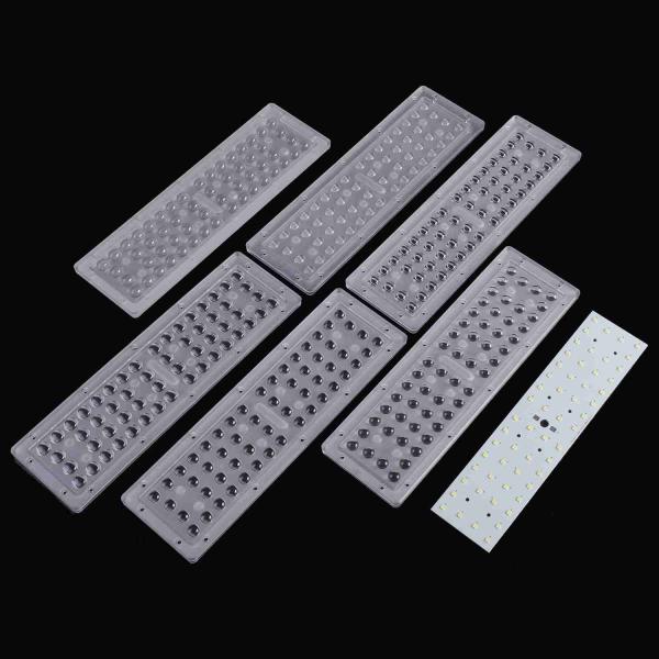 Cheap 56 W Road Lamp Led Lens Array / Optical Led Street Light Lens With Silicone Gasket for sale