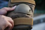 Tactical khaki knee and elbow pads/military pads