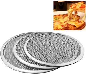 Best 12 Inch Aluminum Pizza Screen Sustainable Food Baking wholesale