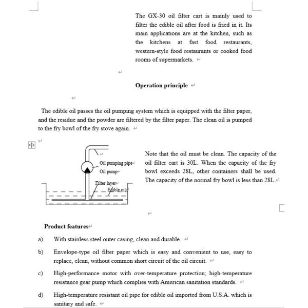 370W Oil Filter Machine 50L Capacity High Temperature Resistant