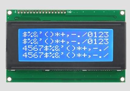 Character Display Lcd 20characters * 4Line Monochrome Module Blue White